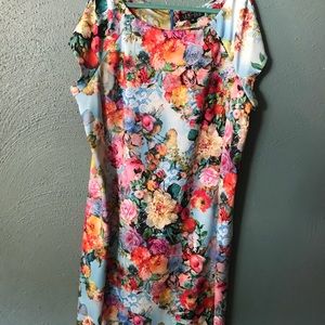Sami + Dani Floral print scuba dress